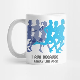 Fasbytes Running ‘I RUN, Because i really like food’ Mug